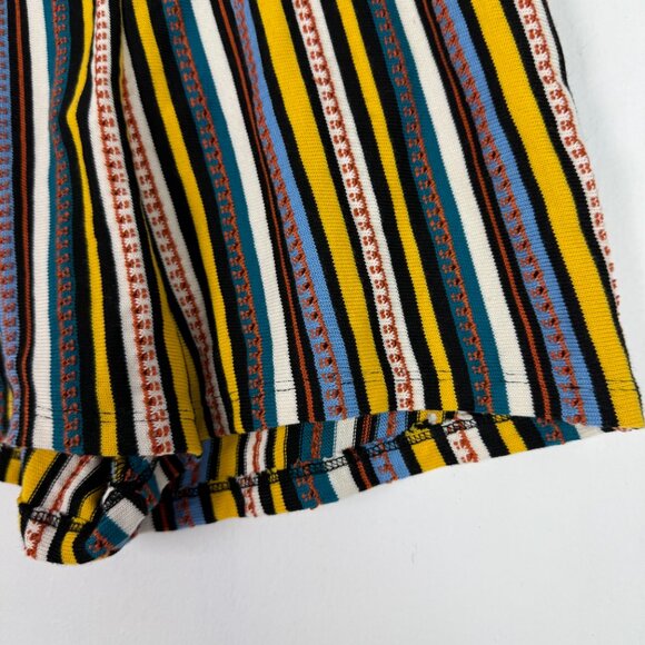 NWT Zara Striped Jacquard Cropped Tank Top Shorts Set Size Small S NEW - Picture 4 of 16